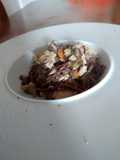 Tagliolini al cacao al sugo di quaglia e castagna
