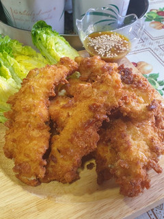 Una foto de Tiras de Pollo Crujientes