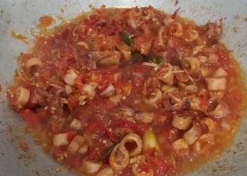 Resep Baru Sambal Cumi Asin Mantul Banget