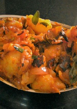 A picture of Spicy Potato Curry.