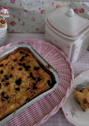 Foto resep Puding roti choco cheese