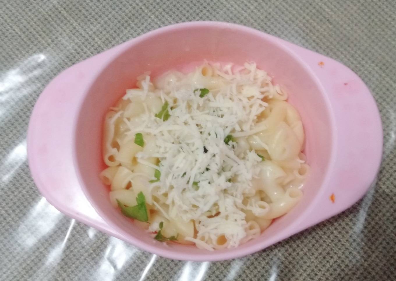 Resep MPASI anak 1 tahun ++ Mac and chesee
