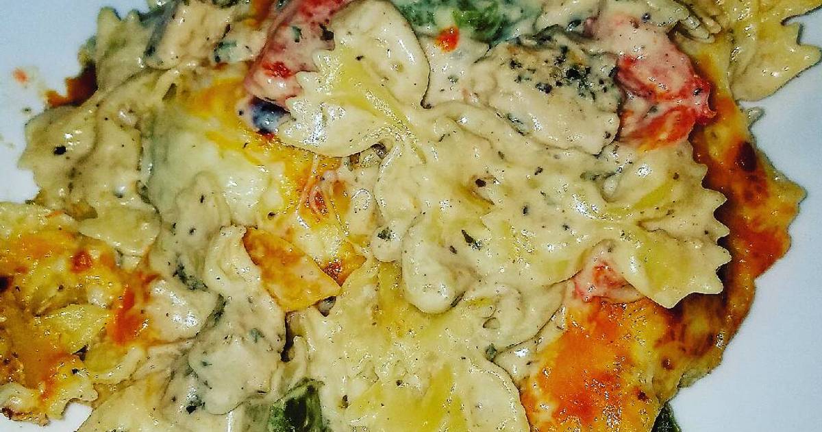 Cajun Chicken Pasta Bake Recipe By Leelumae Cookpad