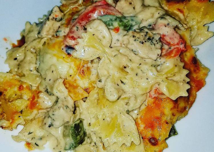 Cajun Chicken Pasta Bake