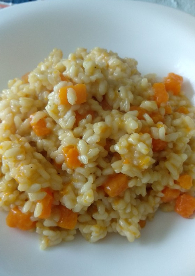 Una foto de Risotto de calabaza