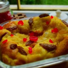 Bread butter pudding A picture of Bread butter pudding.