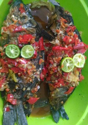 Foto resep Pecak ikan mas