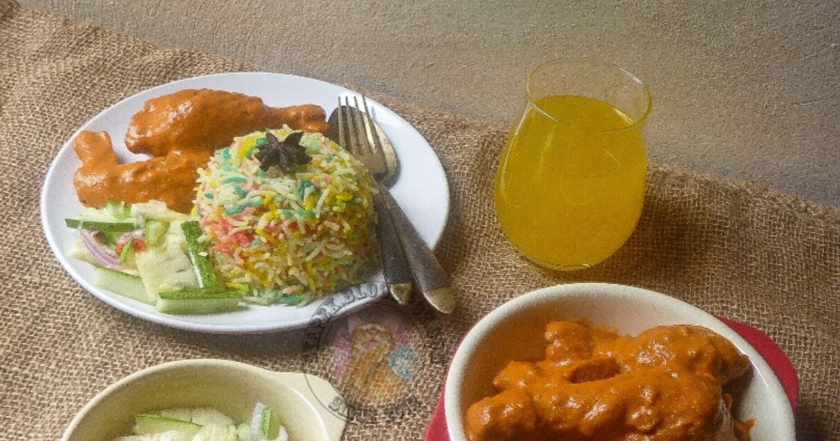 Nasi Hujan Panas, Ayam Ros & Acar-image