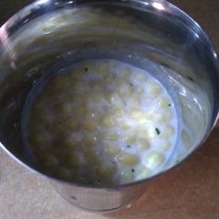 A picture of Boondi raita.