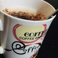 Hot coffee A picture of Hot coffee.