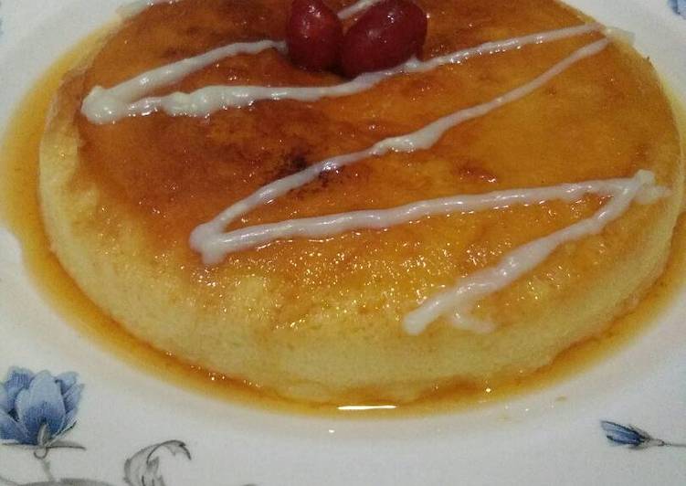 Caramel custard pudding Caramel custard pudding