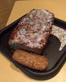 Queque de manzana, miel y avena