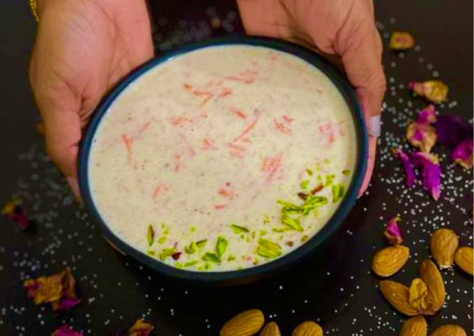 Carrot and Semolina Kheer