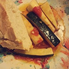 A picture of Zucchini and Bread dip.
