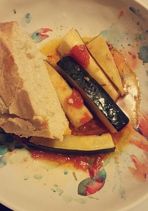 A picture of Zucchini and Bread dip.