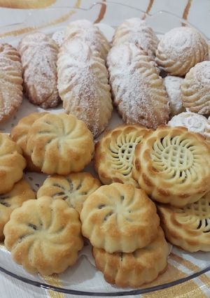 صورة لوصفة معمول فاخر بثلاث حشوات