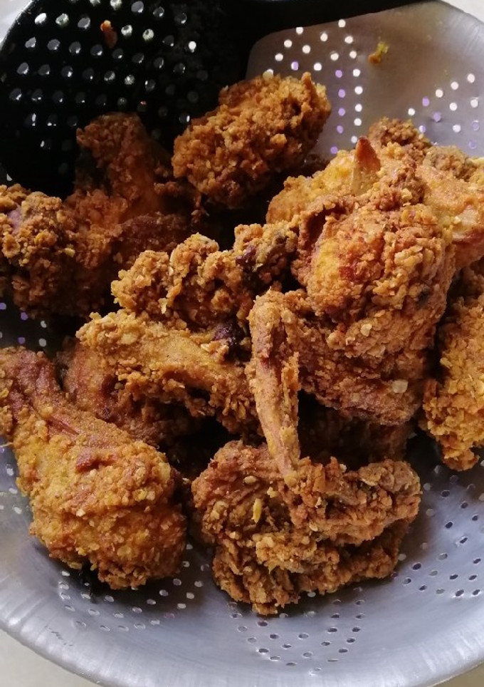 A picture of FRIED CHICKEN (KFC STYLE) #themchallenge 😊.