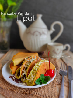 Foto resep Pancake Pandan Lipat