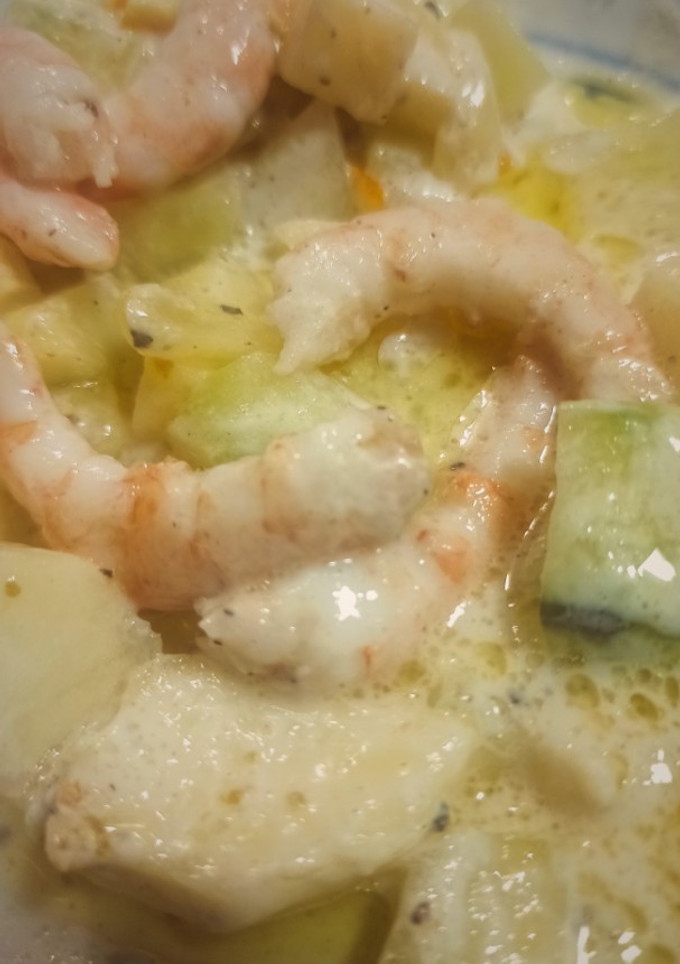 Una foto de Tzatziki con gambas