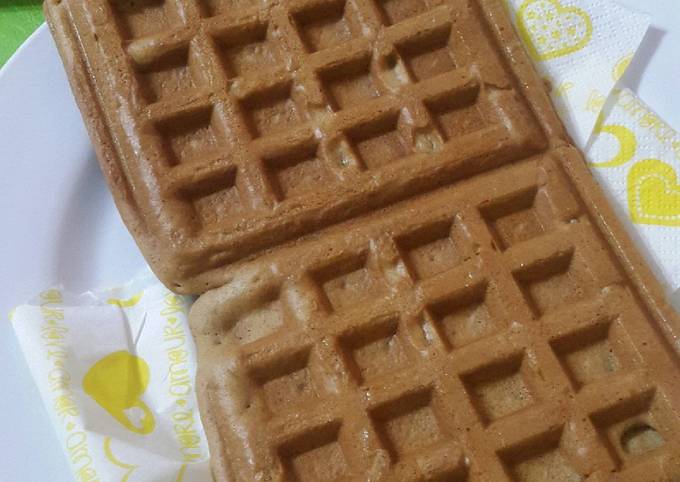 Waffles o Hotcakes de cacao Receta de Nerio- Cookpad