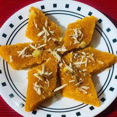 A picture of Rava Barfi.