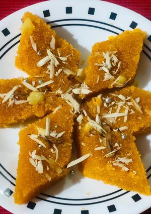 A picture of Rava Barfi.