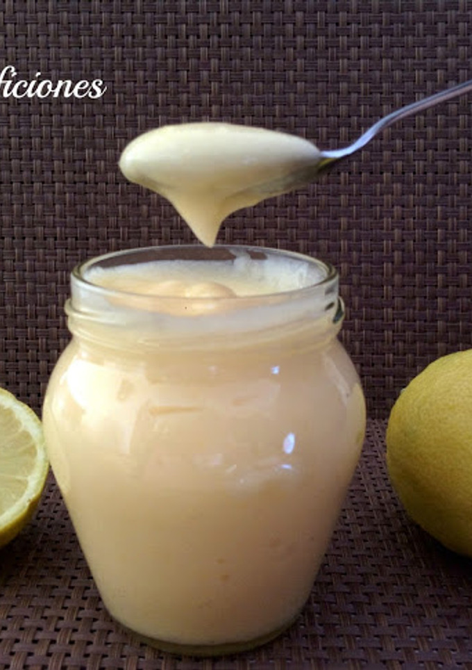 Una foto de Lemon curd o crema de limón