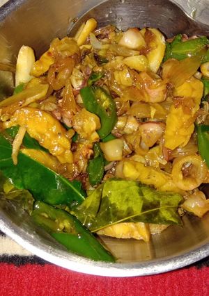 Foto resep Tumis cumi asin cabe ijo