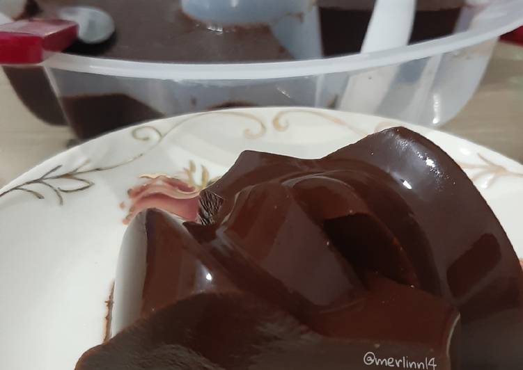 Pudding Cokelat Bubuk