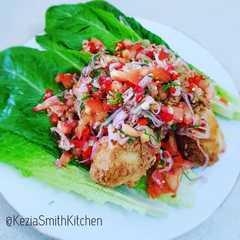 A picture of Fried Chicken with Sambal Dabu-dabu.