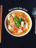 Bún canh thịt chua