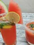 தர்பூசணி ஆரஞ்சு மொஜிட்டோ(watermelon orange mojitto recipe in tamil)