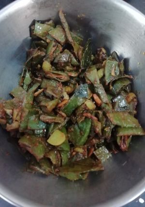 A picture of Avarakai poriyal /board beans subzi #chefDeena’s.