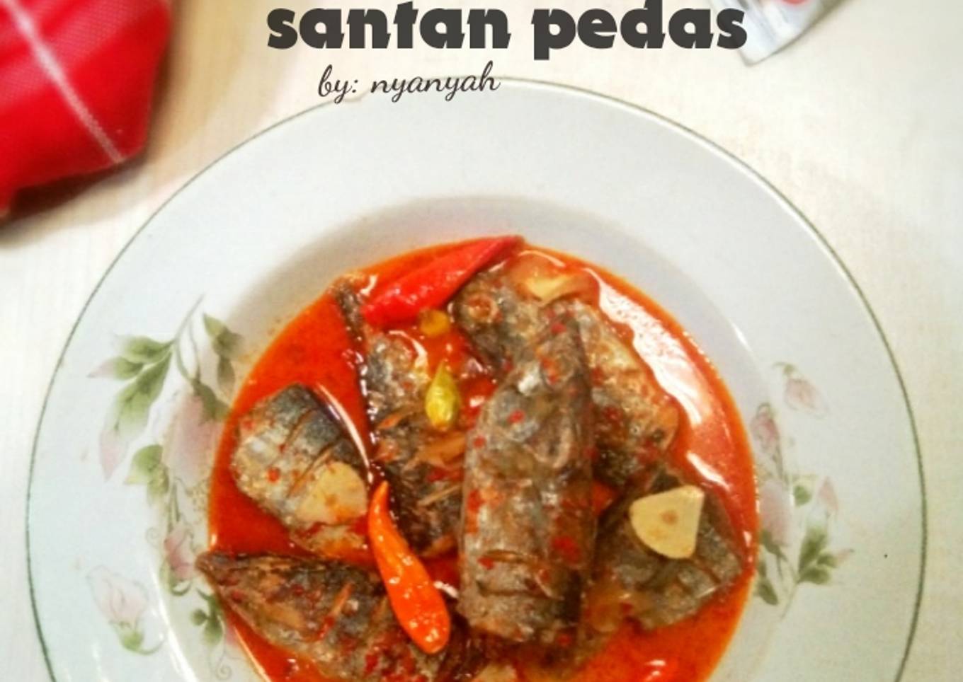 Ikan tongkol santan pedas