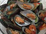 Kerang hijau masak jahe saus tiram