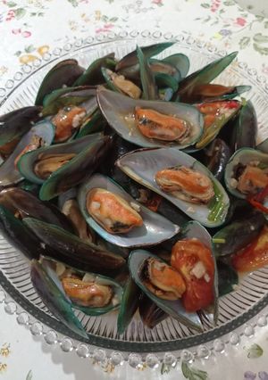 Foto resep Kerang hijau masak jahe saus tiram