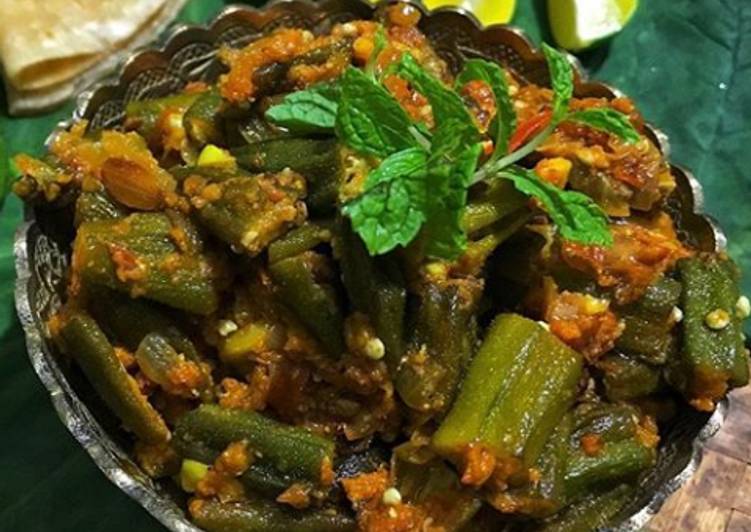 Spicy Tawa Bhindi