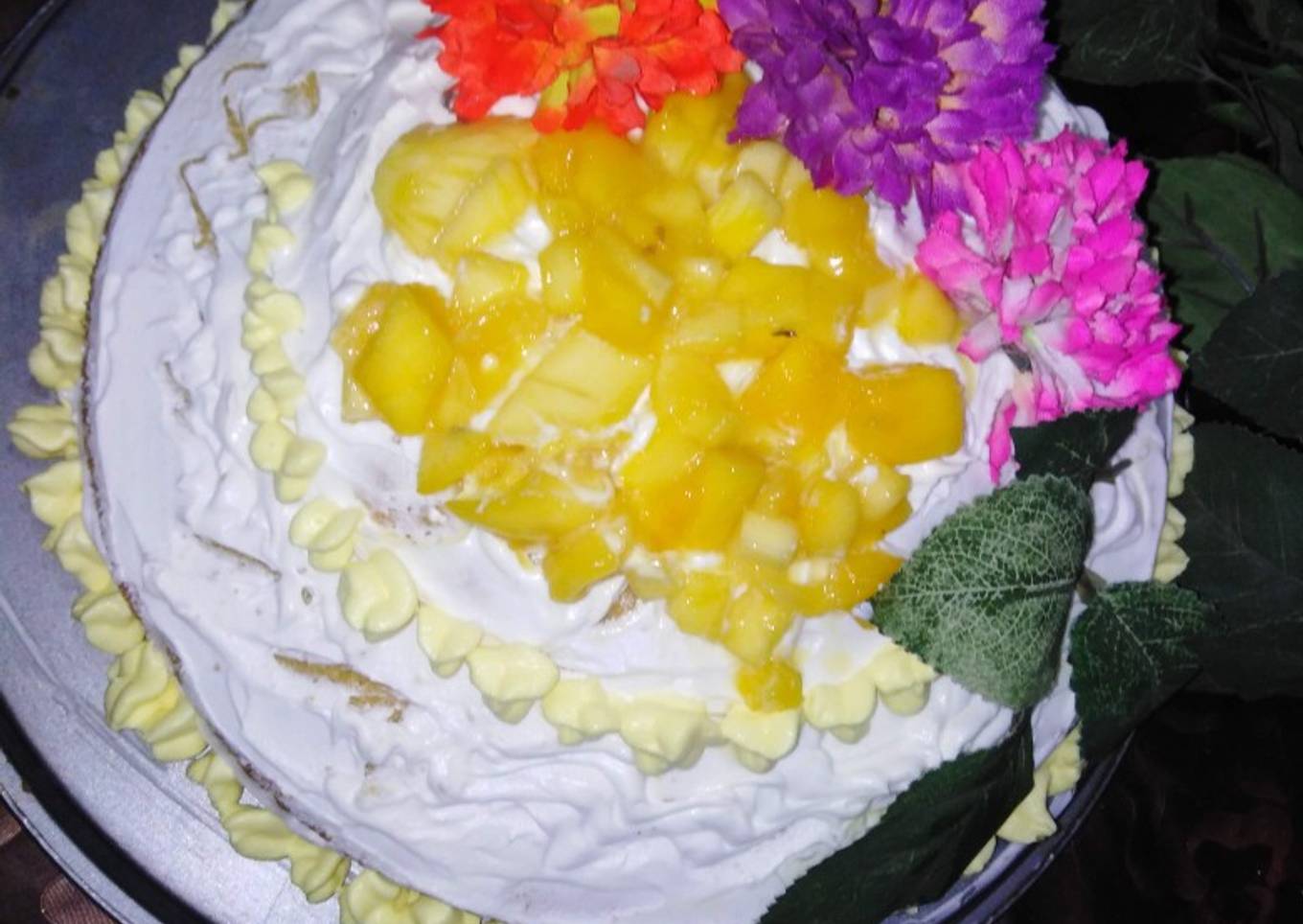 Mango tea cake