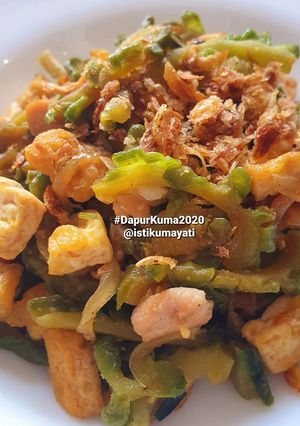 Foto resep 11. Tumis Pare Tahu Ebi