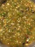 Roasted Tomatillo and Garlic Salsa