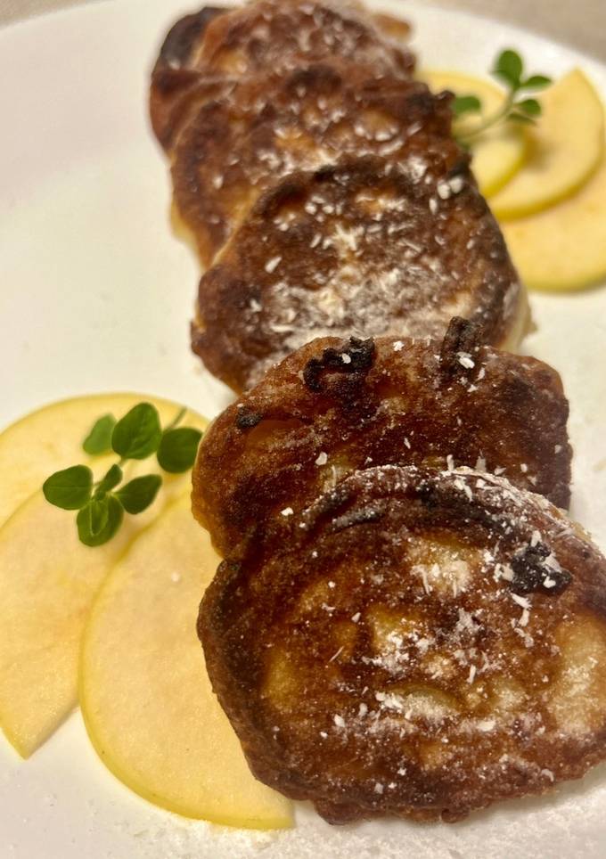 Оладки з яблуками 🥯🍏