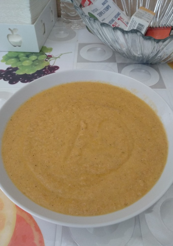 Una foto de Crema de verduras con secreto