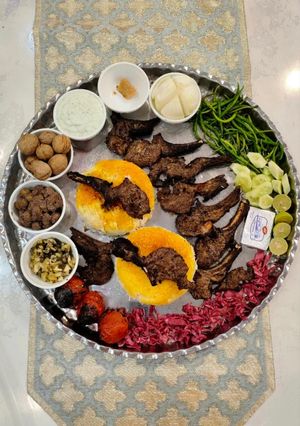 عکسی از دستور کباب شیشلیک