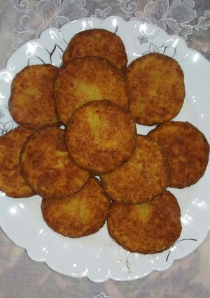 عکسی از دستور سیب زمینی پنیری سوخاری