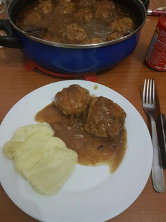 Una foto de Albóndigas de Lieja sin gluten y sin lactosa