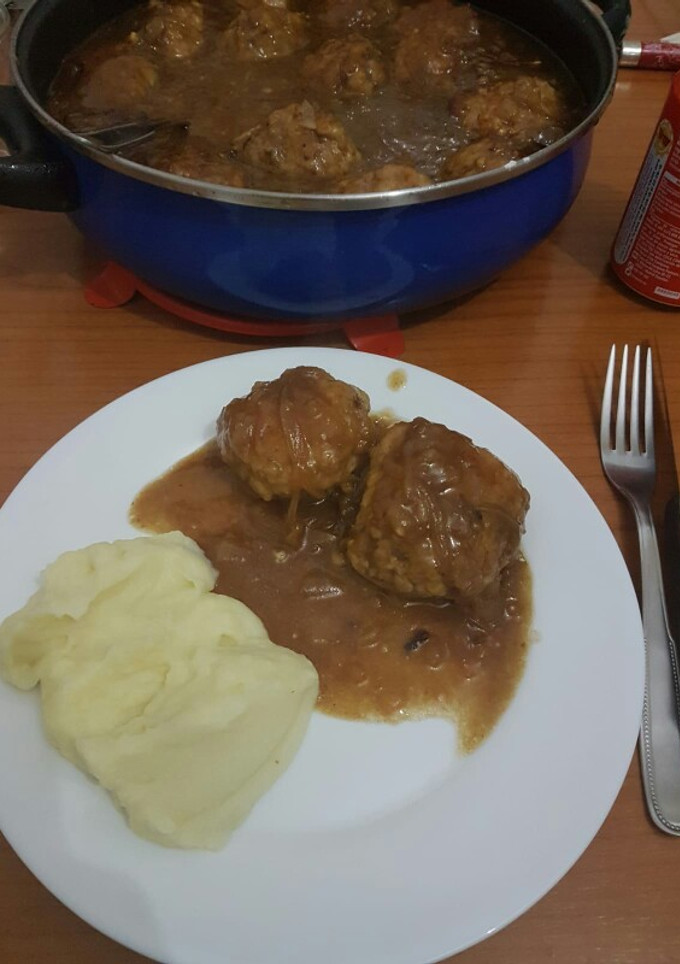 Una foto de Albóndigas de Lieja sin gluten y sin lactosa