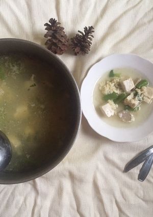 Foto resep Sup Bakso Buncis Tahu Telur Wortel