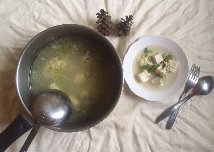 Sup Bakso Buncis Tahu Telur Wortel