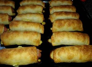 Una foto de Rollitos de pancho