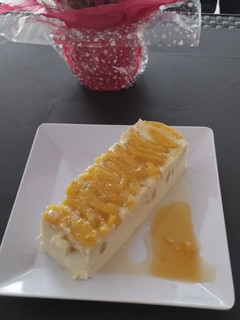 Una foto de Postre fácil con piña